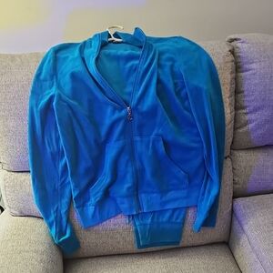 Juicy Couture Blue Casual Pullover Jacket